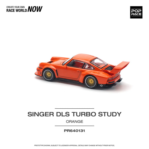 POPRACE 1/64 SINGER DLS TURBO (TRACK) ORANGE
