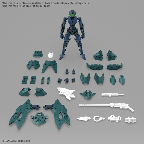 [PRE-ORDER] - [ETA Q3 - Q4 2026] - 30MM 1/144 EXM-A9p Spinatio (Pirate Type)