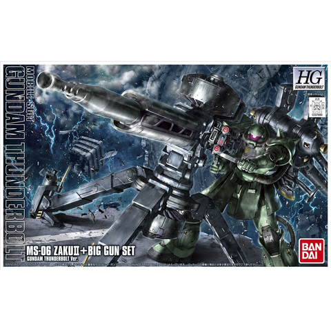 (1/144) HG Zaku II+Big Gun Set [Gundam Thunderbolt Ver.]
