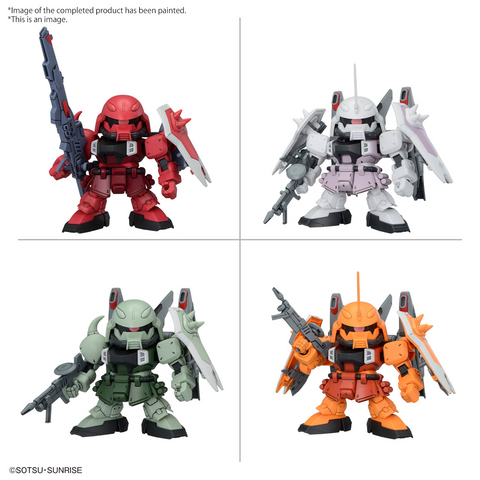 [PRE-ORDER] - [ETA Dec 24-Jan 25] - BB Senshi ZGMF Zaku Series Set