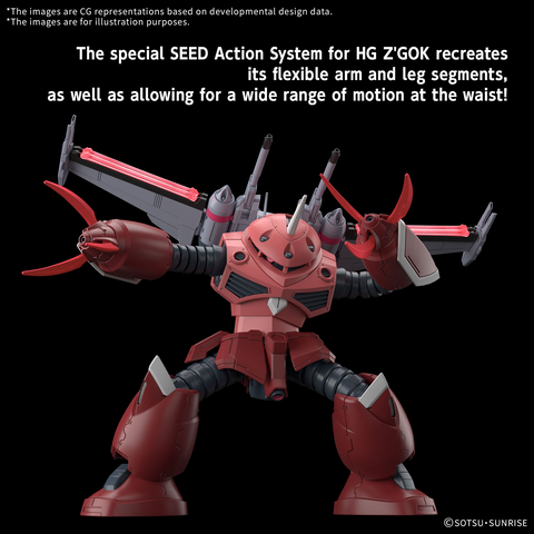 [PRE-ORDER] - [ETA Apr-May 25] - (1/144) HG Z’GOK (Seed Freedom Ver.)