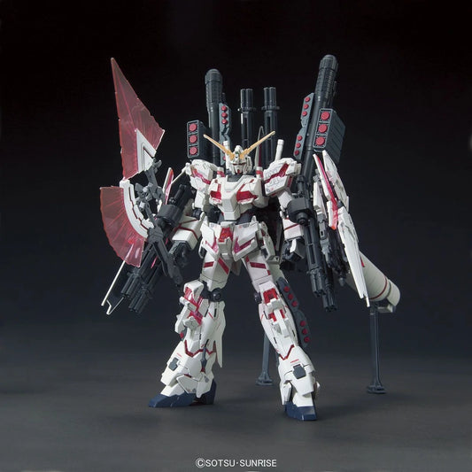 1 144 hguc hguc rx 0 full armor unicorn gundam destroy mode red color ver