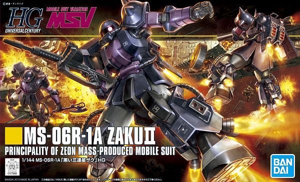 1 144 hguc ms 06r 1a zaku ii black tristars