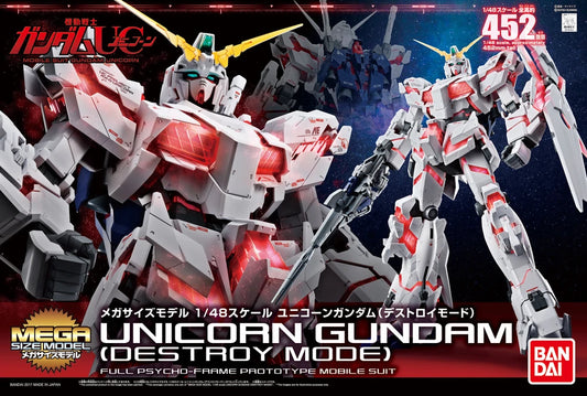 1 48 mega size model rx 0 unicorn gundam destroy mode