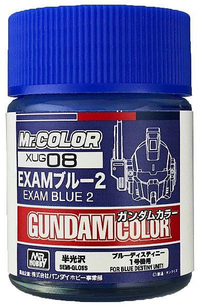 g color exam blue 2