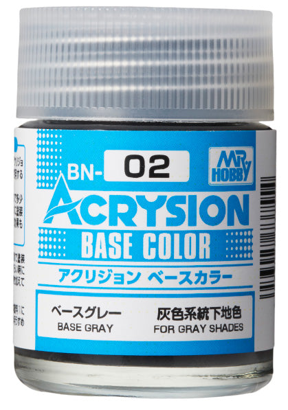 mr hobby acrysion base color base gray bn02