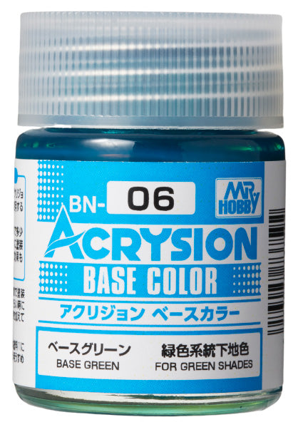 mr hobby acrysion base color base green bn06