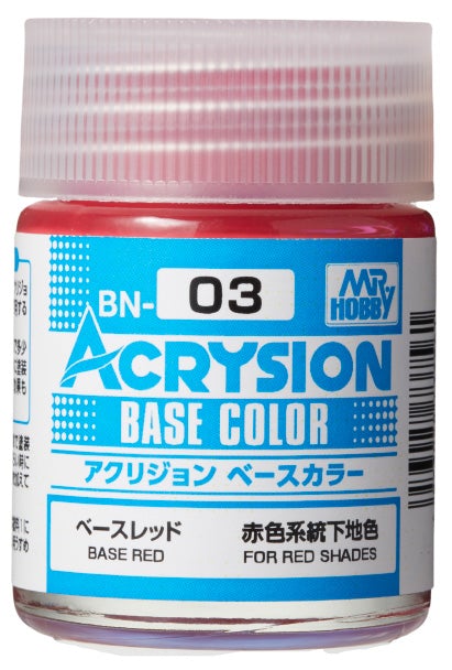 mr hobby acrysion base color base red bn03