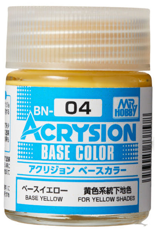 mr hobby acrysion base color base yellow bn04