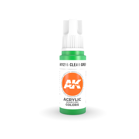 ak interactive 3rd gen acrylic clear green 17ml