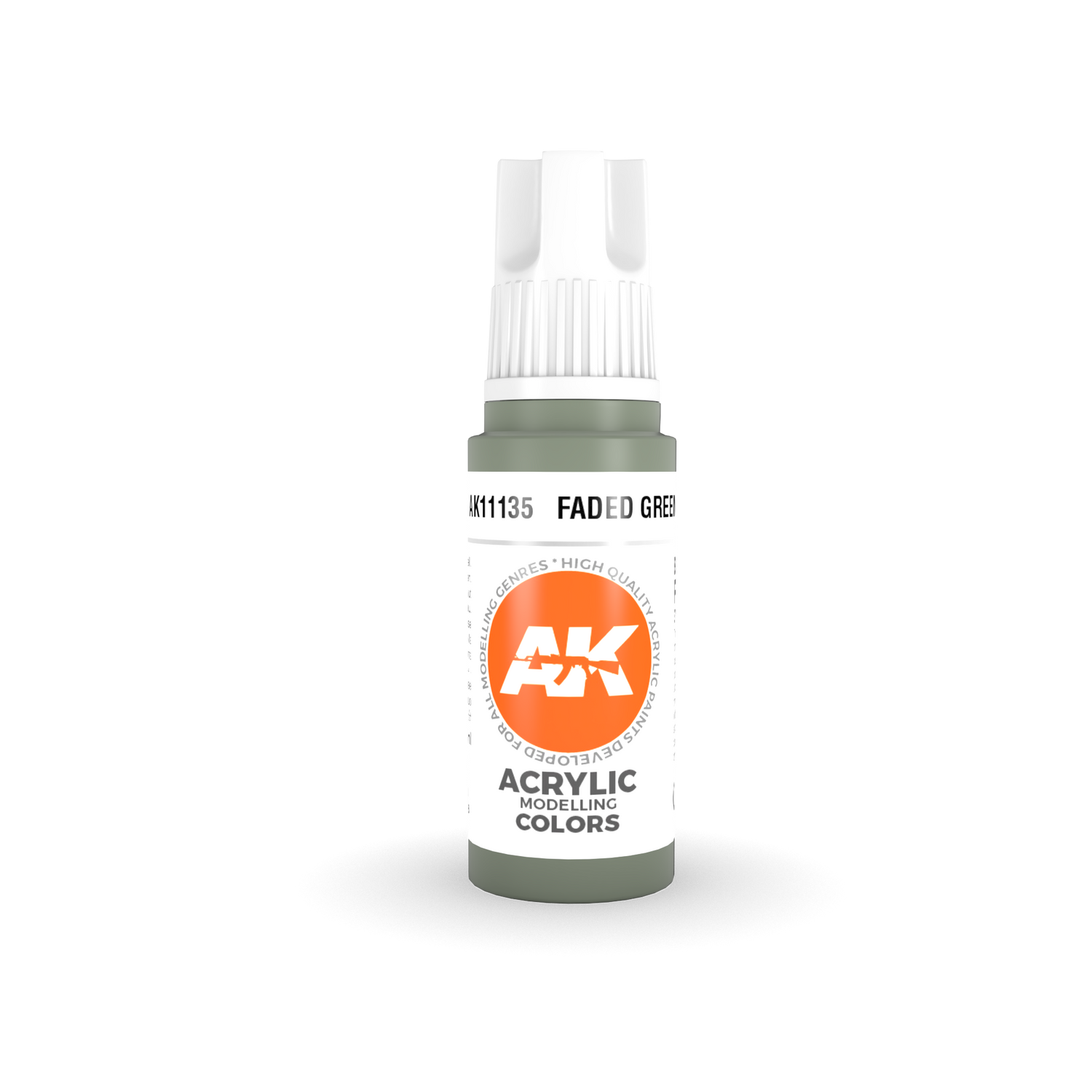 ak interactive 3rd generation acrylic faded green