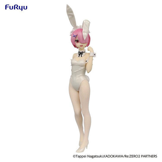 furyu re zero starting life in another world bicute bunnies ram white pearl color ver figure