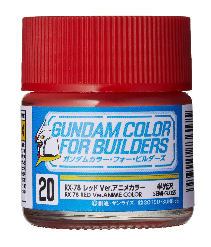 G Color - RX-78 Red Ver. Anime Color - 10ml – TMS Hobby Room