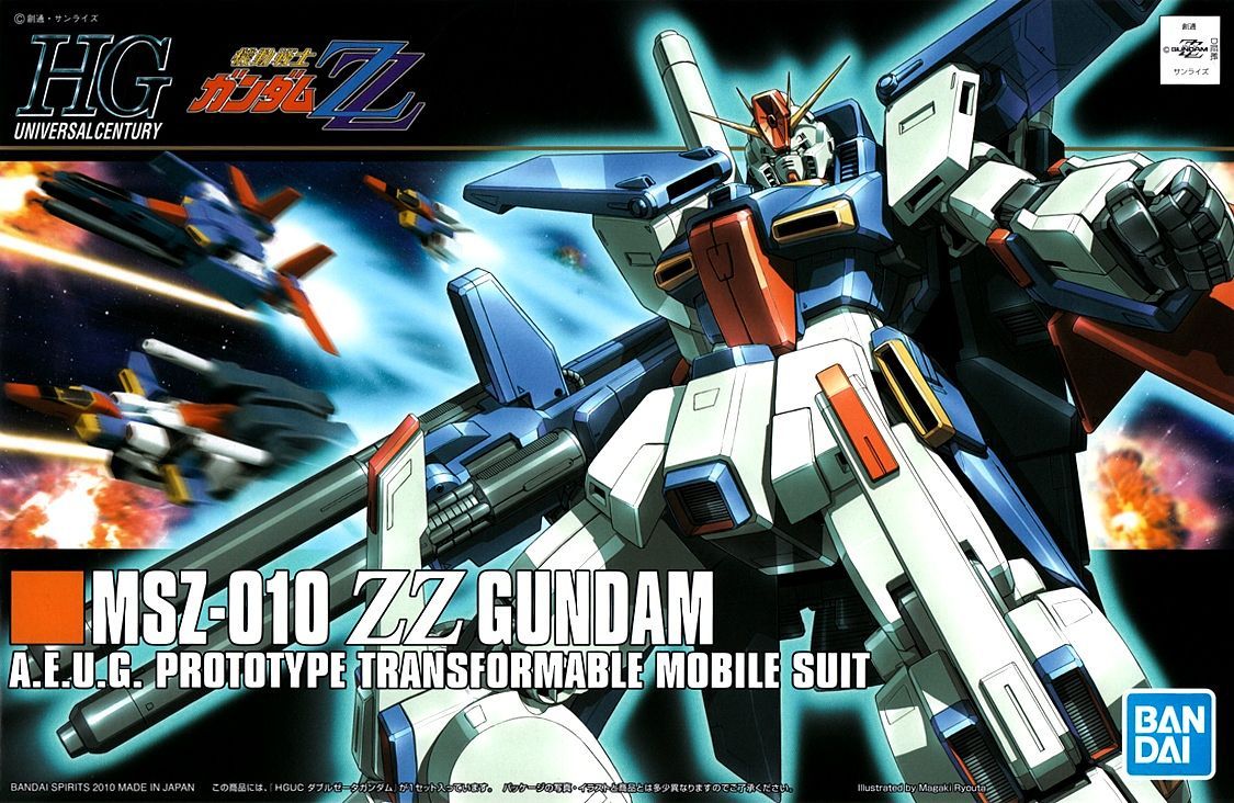 (1/144) HGUC MSZ-010 ZZ Gundam – TMS Hobby Room