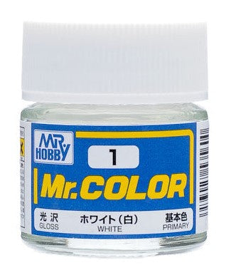 mr color 1 white gloss primary
