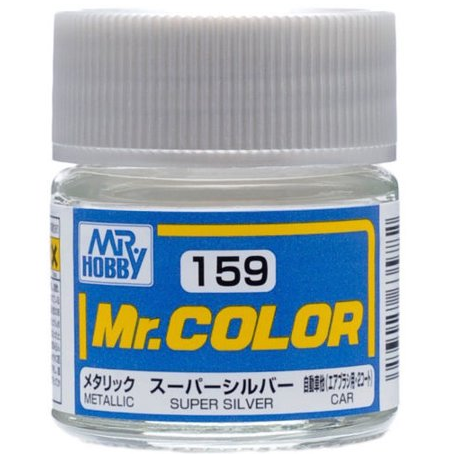 mr color 159 super silver metallic car 10ml