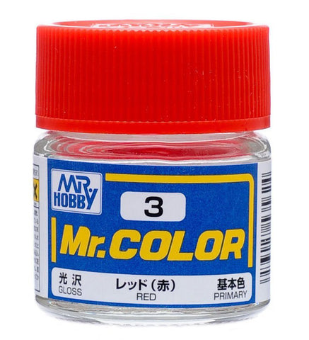 mr color 3 red gloss primary