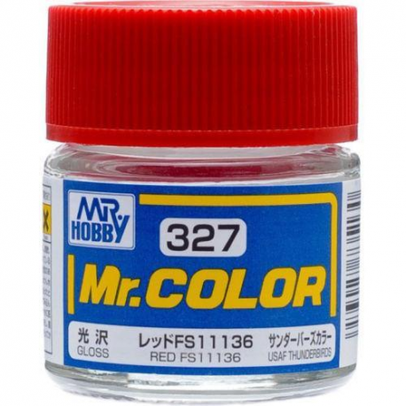 mr color 327 red fs11136 gloss aircraft 10ml