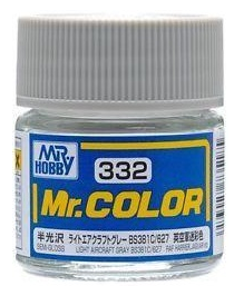 mr color 332 light aircraft gray bs381c 627 semi gloss aircraft 10ml