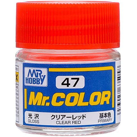 mr color 47 clear red gloss primary