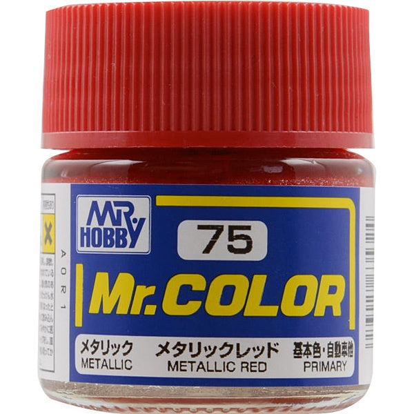 Mr.Color 75 - Metallic Red (Metallic/Primary Car) - 10ml – TMS Hobby Room