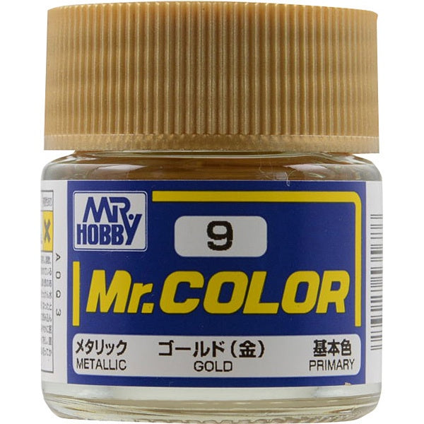 mr color 9 gold metallic primary 10ml