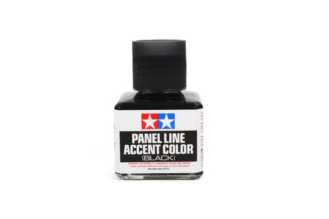 panel accent color black