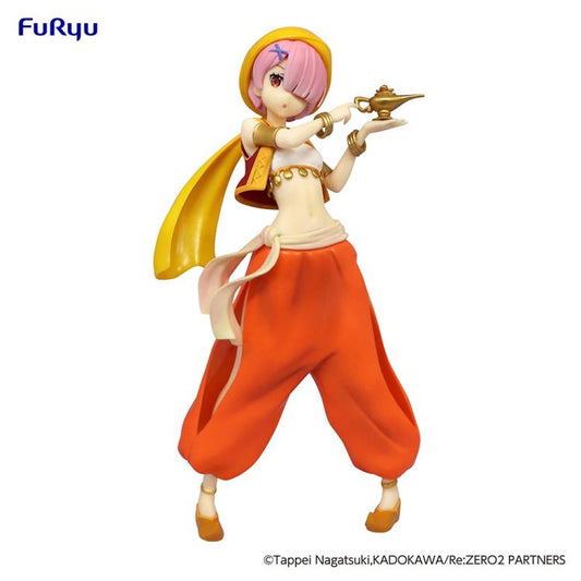 furyu re zero starting life in another world ram in arabian nights another color ver sss figure