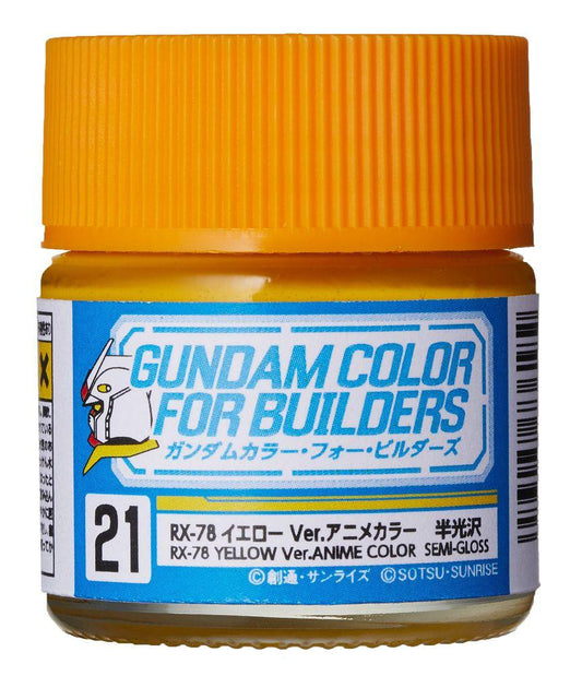 g color rx 78 yellow ver anime color