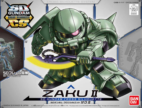 sd gundam cross silhouette zaku ii