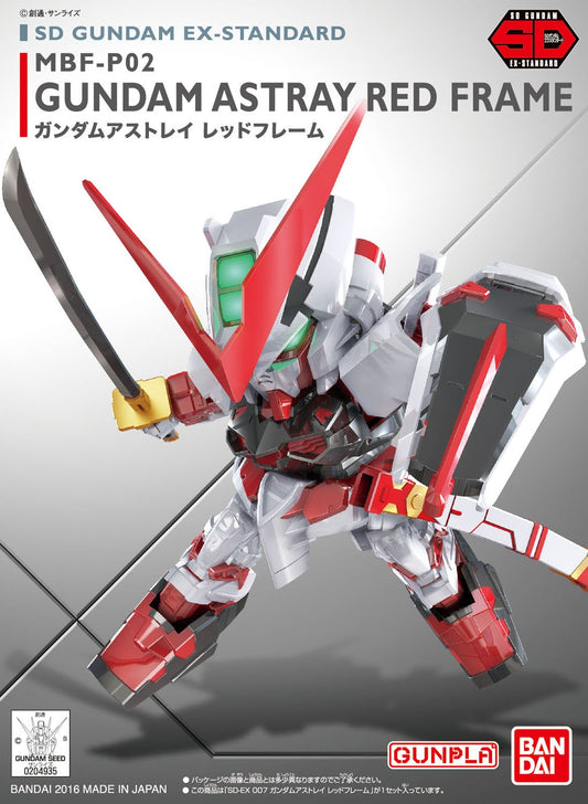 sd gundam ex standard gundam astray red frame